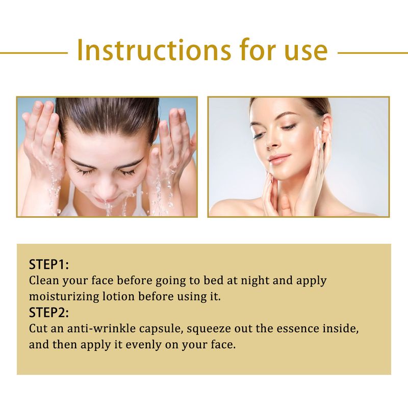 OUHOE Retinol Gesichtsfalten Feine Linien Feuchtigkeitsspendende Hautpflege-Essenz_voghion.com