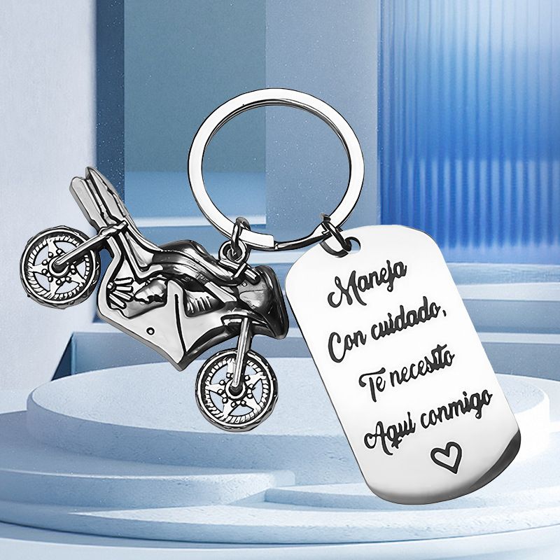 Europa und die Vereinigten Staaten heißer Verkauf Mitarbeiter Danke Geschenk inspirierende Schlüsselanhänger Motorrad Zubehör Edelstahl Schlüsselanhänger_voghion.com