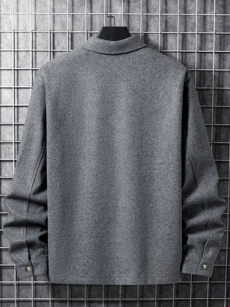 Giacca da lavoro in velluto a coste da uomo – Cappotto casual doppiopetto dalla vestibilità comoda con tasche multiple (S-XXL, 7 colori)_voghion.com
