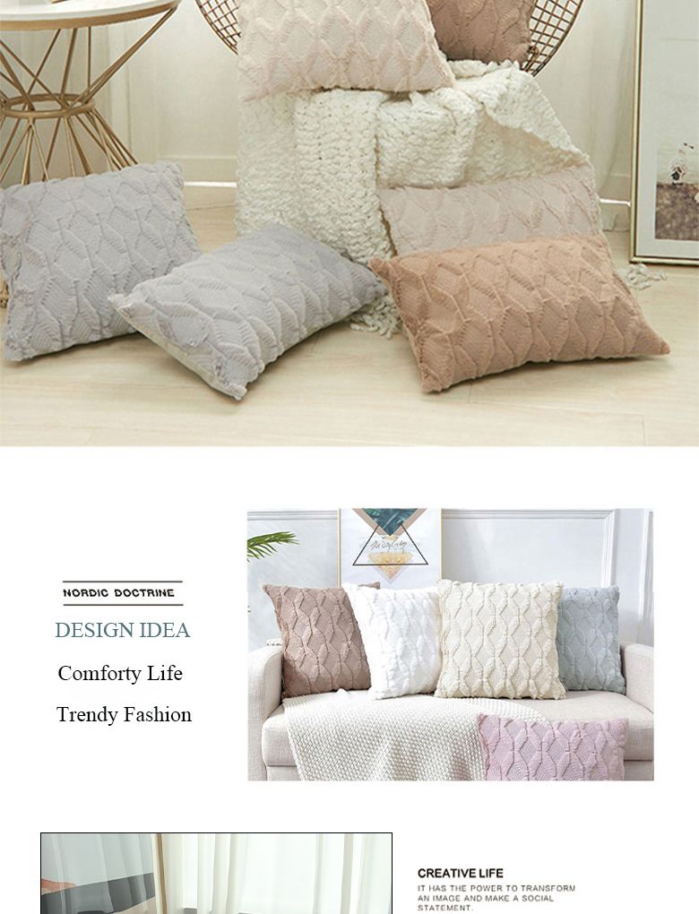Copricuscino Cuscini per divano decorativo 45x45cm 30x50cm Copricuscino per sedia da soggiorno Copricuscino per casa 50x50cm_voghion.com