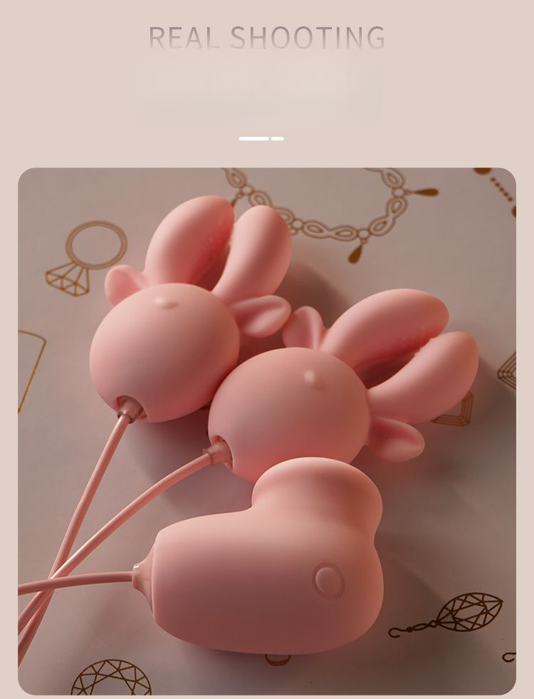 Ji Yu Vibratore Masturbatore Morsetti per Capezzoli Giocattolo Femminile Massaggiatore per Seni Flirtare Prodotti per Adulti Vibrazione Forte_voghion.com