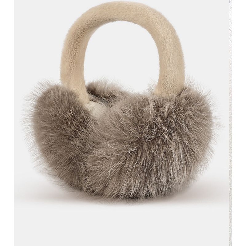 Chaussettes chaudes d'automne et d'hiver pour étudiantes, cache-oreilles mignons et chauds pour les trajets domicile-travail, cache-oreilles en peluche imperméables et chauds._voghion.com