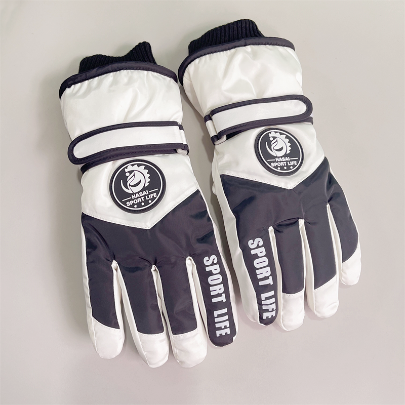 Couple style ski gloves women in winter, warm cold resistant with thick velvet anti freezing touch screen, electric_voghion.com