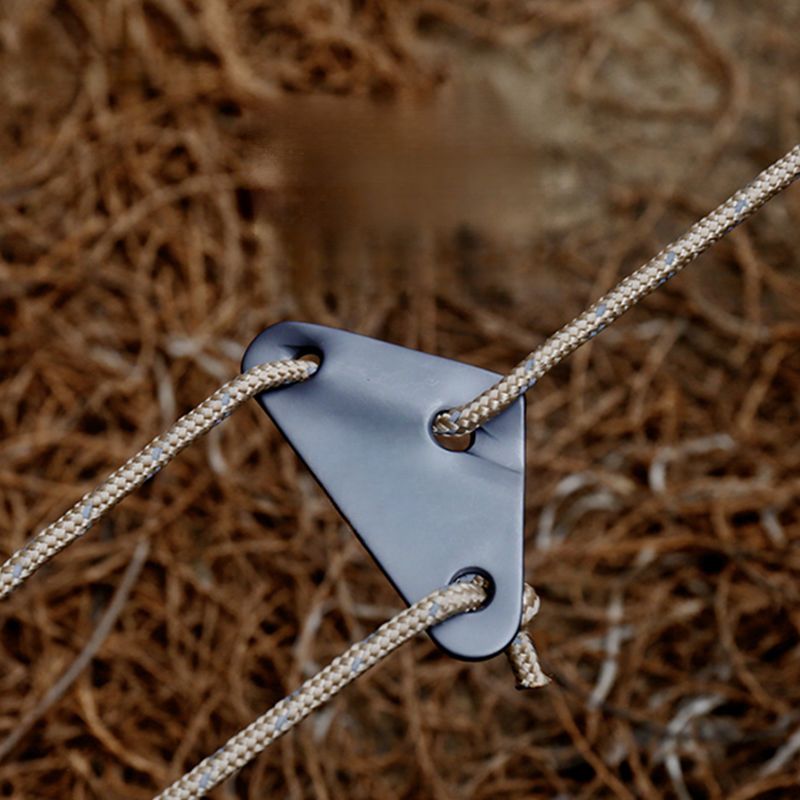 Tenda da campeggio riflettente notturna antivento ispessita da 6 mm per esterni, con tettuccio fisso e corda per appendere gli stendibiancheria_voghion.com