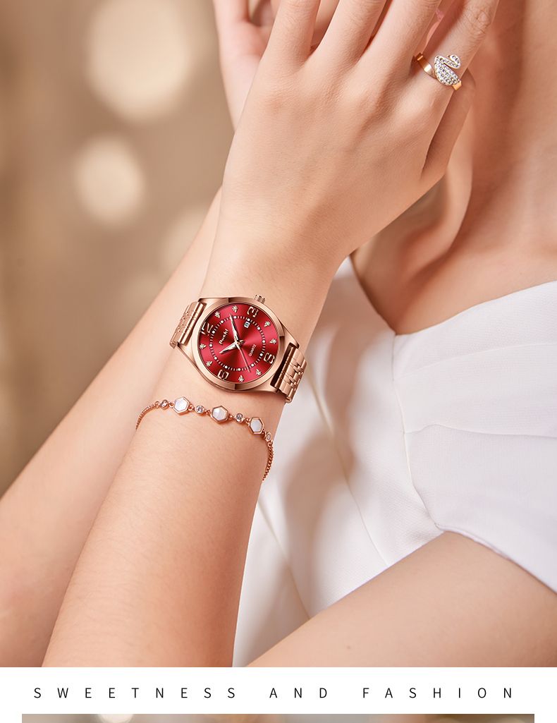 Luxury Business Quartz Watch For Women Elegant Women's Watches Simple Style With Date Display_voghion.com