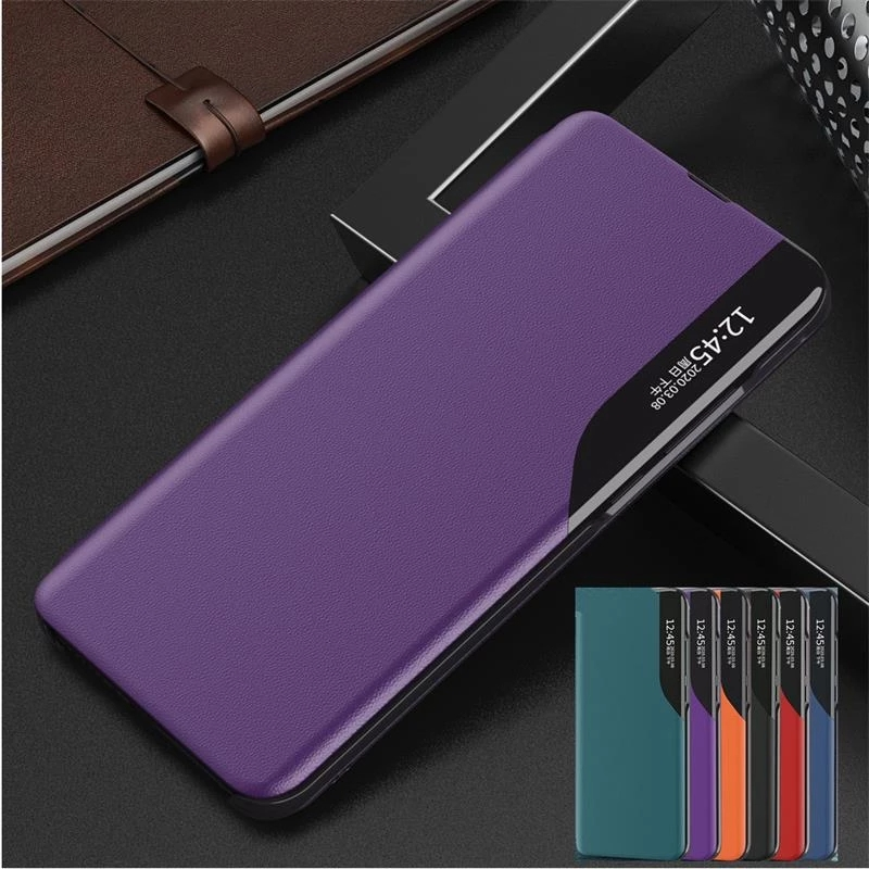 High Quality Leather Flip Case for Samsung Galaxy S21 Ultra S20 FE S10 Lite S22 Plus S9 S8 S7 Edge Cover Galaxy Note 20 _voghion.com