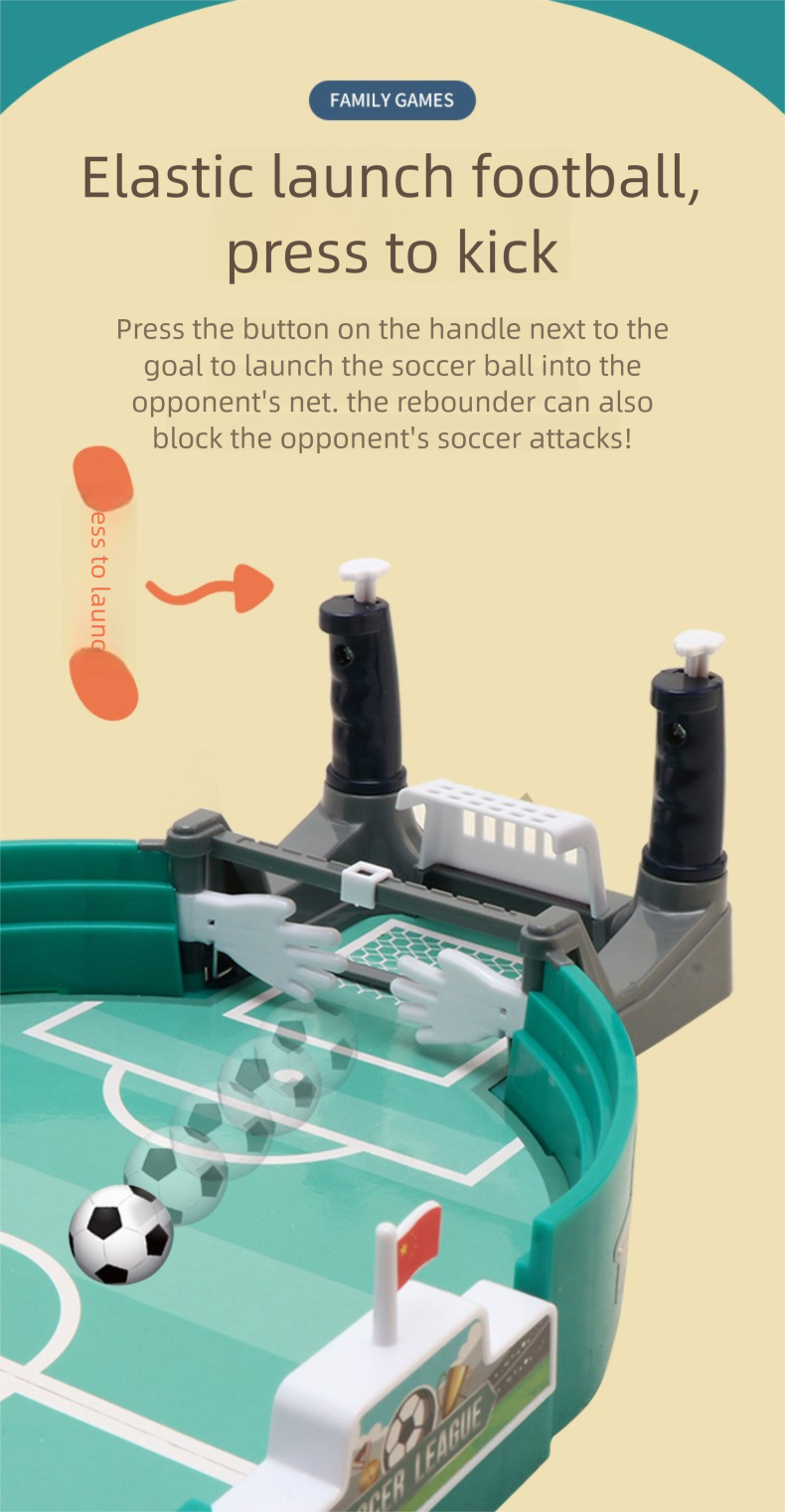Jouet de jeu de machine de football de table pour enfants Double Battle_voghion.com