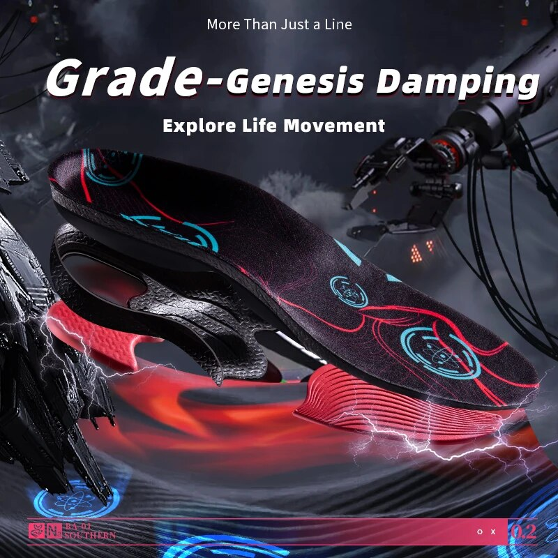 NAFOING Orthopedic Flat Foot Feet Arch Support Plantar Fasciitis Medical EVA Insoles Shoes For Men/Women_voghion.com