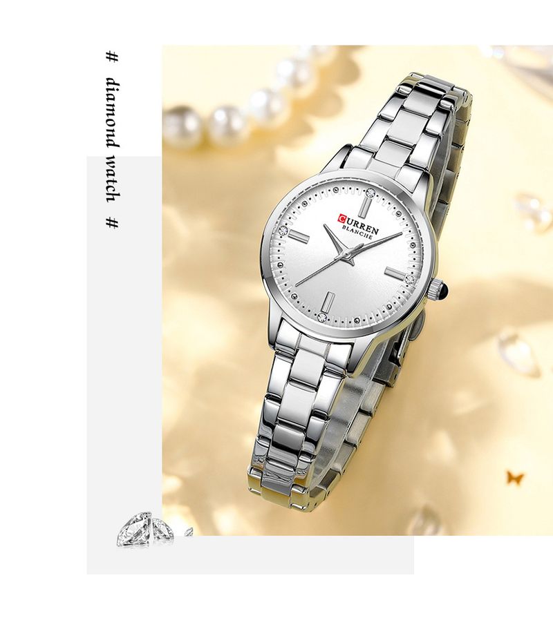 Elegant Women's Watch With Mineral Glass, Quartz Movement, And 30M Water Resistance - Perfect For Casual And Everyday Wear_voghion.com