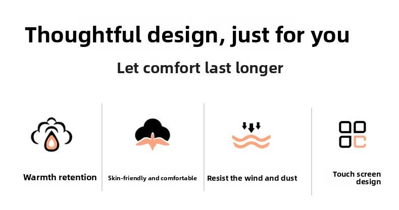 Windproof Waterproof Fleece-Lined Warm Motorcycle Winter Cold-Proof Riding Gear Full-Finger Touchscreen Gloves For_voghion.com