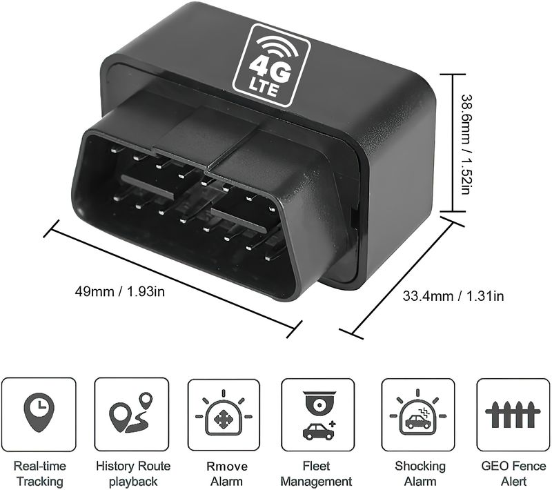 Surveillance Satellite GPS Tracking Device for Both Cars & Drivers_voghion.com