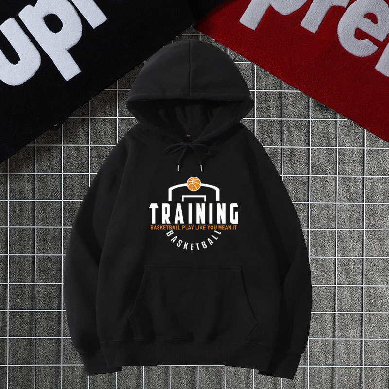 Męska odzież CBA treningowy kombinezon bluza jesień młodzież gimnazjum liceum uczeń koszykówka kaptur długi rękaw kurtka_voghion.com