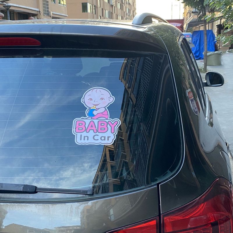New Baby in Sticker with No Adhesive Retention, Hot Selling Car Stickers_voghion.com