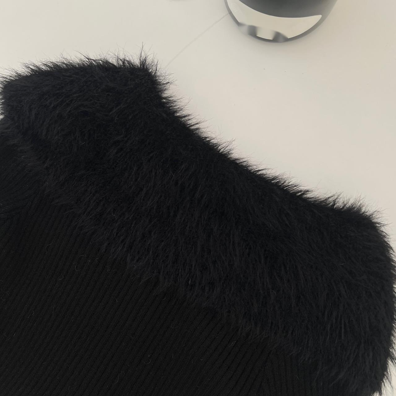 Xinlei Pure mink series "knitted cardigan long sleeved button pure desire top for women's spring new style_voghion.com