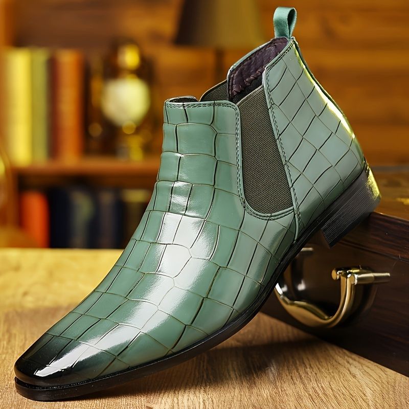 Stivali da cowboy Martin da uomo in pelle, stile britannico, estivi e da gentiluomo_voghion.com