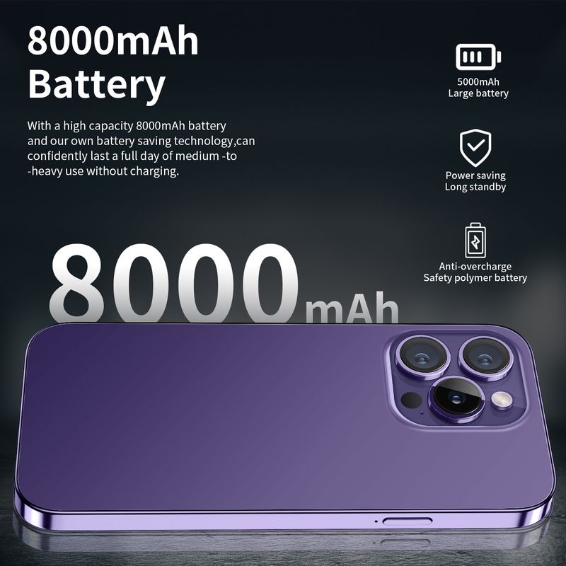 Smartphone I15 ProMax Large Screen 16+1T Phone (Jin)_voghion.com