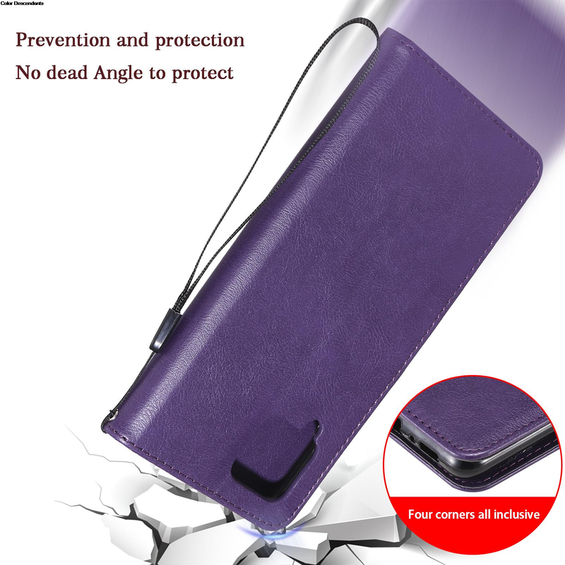 Leder Brieftasche Flip Fall Für Samsung Galaxy A01 A02S A10E A11 A12 A20 A21 A31 A32 A41 A51 A52 A70 a71 A72 A6 A8 2018 Abdeckung Tasche_voghion.com