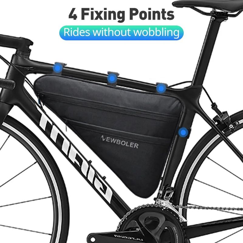 NEWBOLER Large Bicycle Triangle Bag Bike Frame Front Tube Bag Waterproof Cycling Bag Pannier Ebike Tool Bag Accessories_voghion.com