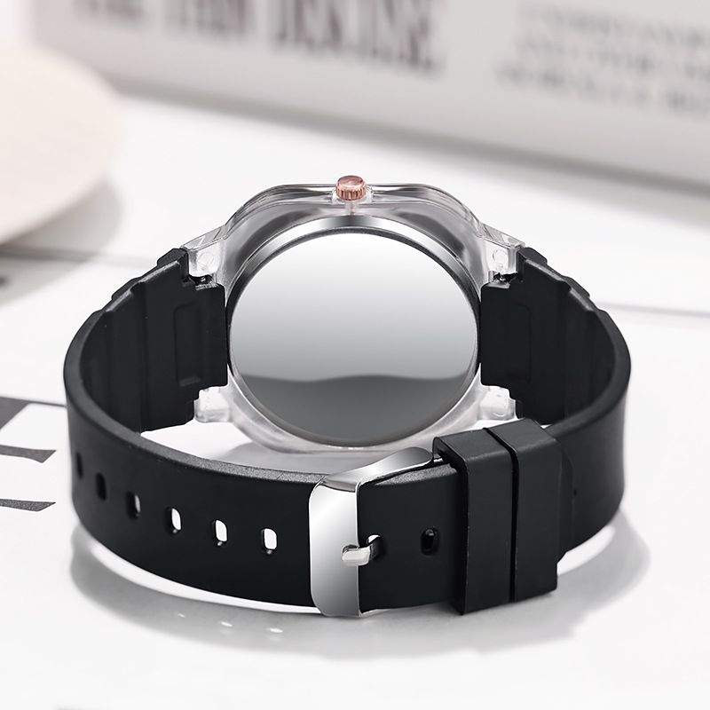 Orologio in silicone Macaron con cinturino per studenti, primavera/estate 2022, alla moda e minimalista_voghion.com