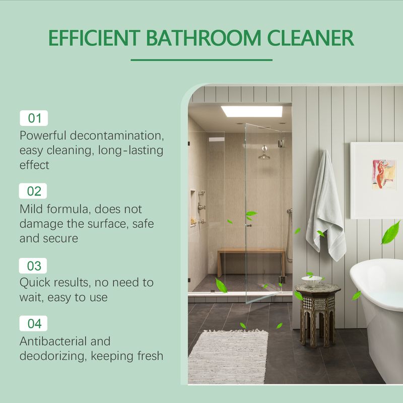 Jakehoe Bathroom Cleaner Bathroom Toilet Bathroom Wall Descaling Cleaner To Remove Water Stains_voghion.com