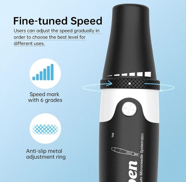 A7 Kablolu Derma Damga Kalemi Cilt Bakımı Salonu Yara İzi Giderme Yüz Bakımı Mikroiğneleme Kalemi_voghion.com