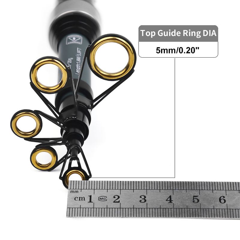 Canne à pêche ultra-courte pour lancer de leurres en mer, petite, portable, 6 sections_voghion.com