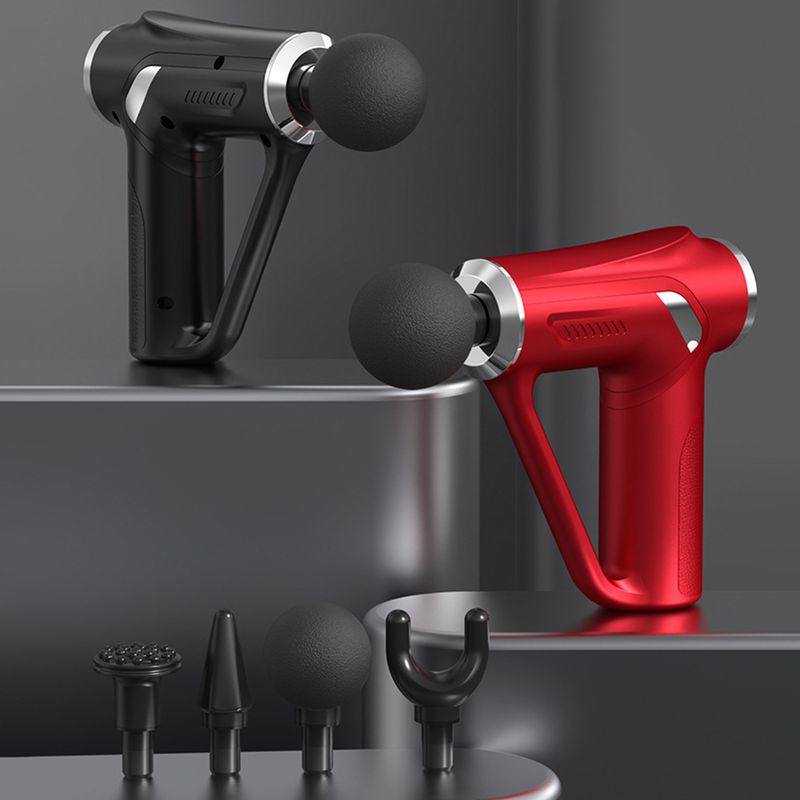Ruixingst Fascia Massager 6/32 Níveis de Intensidade Visor LCD Forte Motor Alívio da Dor Portátil Mini Massageador Elétrico Pescoço Costas Corpo Relaxamento_voghion.com