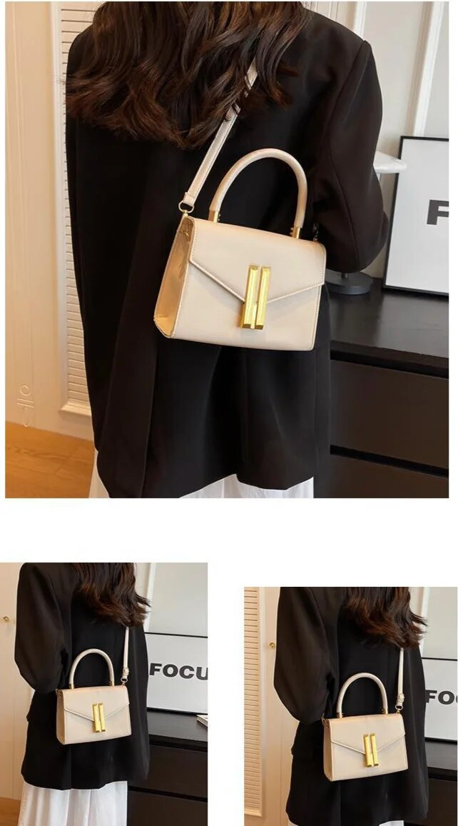 Demellier Solid color niche design, 2024 new bags, fashionable trendy single shoulder small square bag, casual and Western style_voghion.com