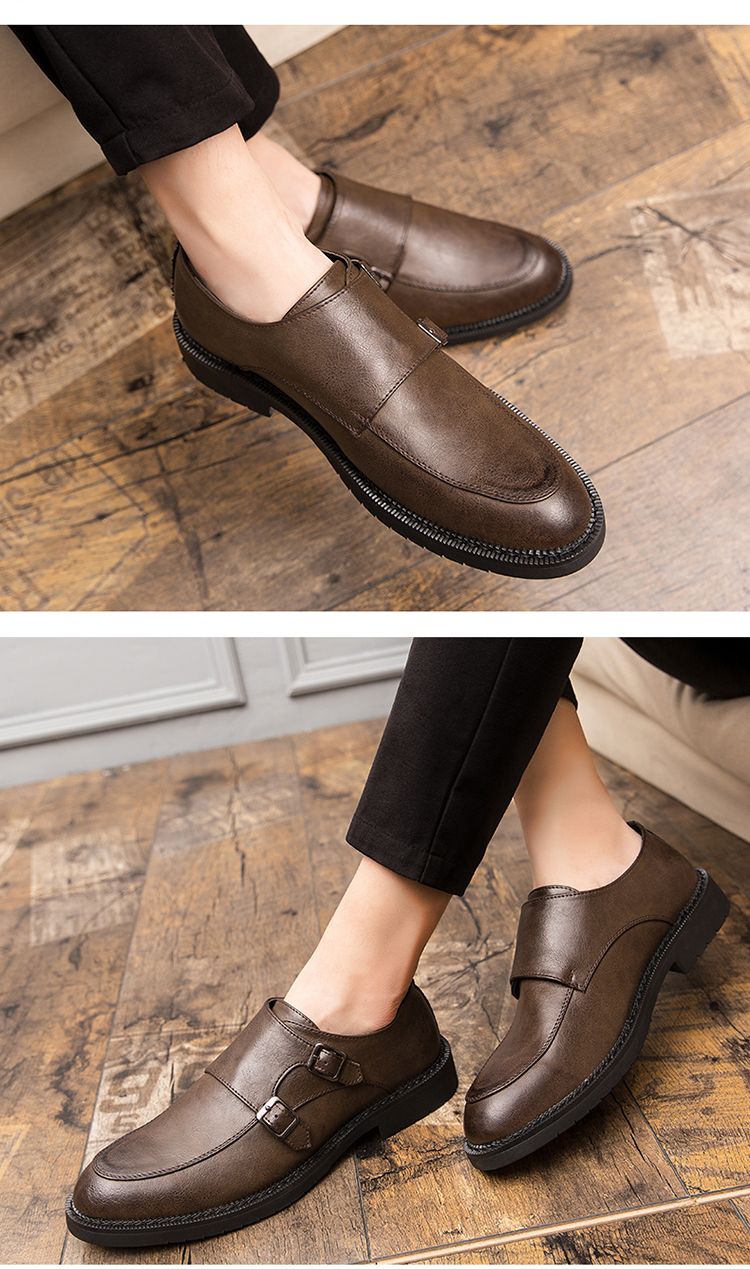 Estudio fotográfico Estilista de cabello Negocio Hebilla Meng Ke Ropa formal Zapatos de cuero_voghion.com