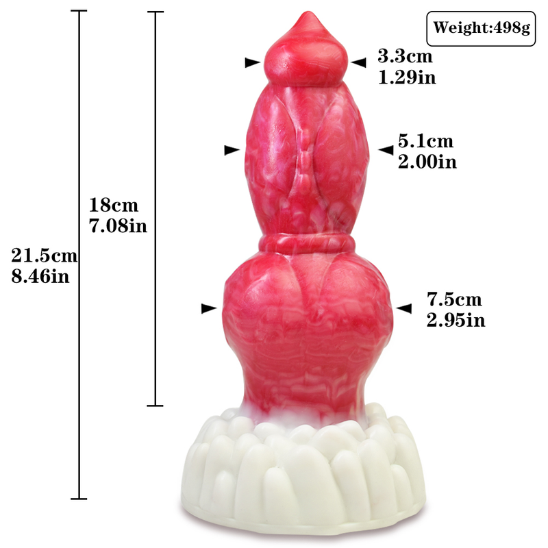 NNSX Dog Knot Dildo con Sucke Silicone Fo Vibato Multicolo Dick Punta a punta Giocattoli sessuali per adulti per uomini Avanzati_voghion.com