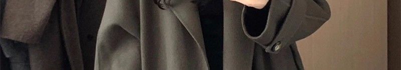 Women's Clothing Women's Clothing Dark Gray Cashmere Texture For Women, Spring And Autumn Korean Style, Plus Size, High-End Feel, Petite Hepburn Style_voghion.com