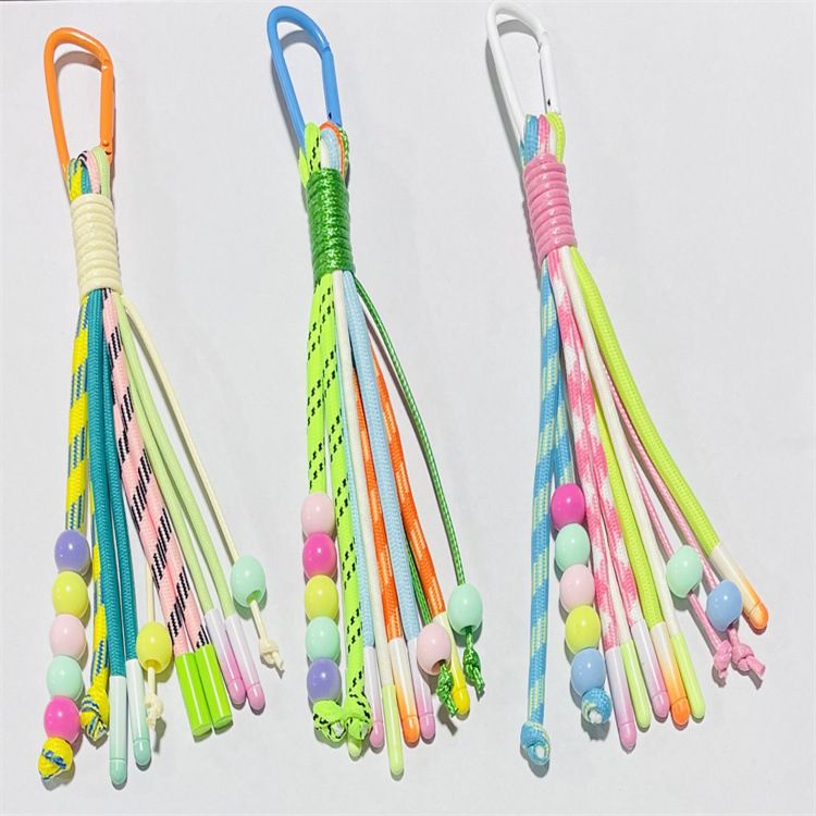 Nouveau sac à dos tissé à la main créatif de style ethnique coloré, pendentif de téléphone, porte-clés, vêtements, tissage personnalisé_voghion.com