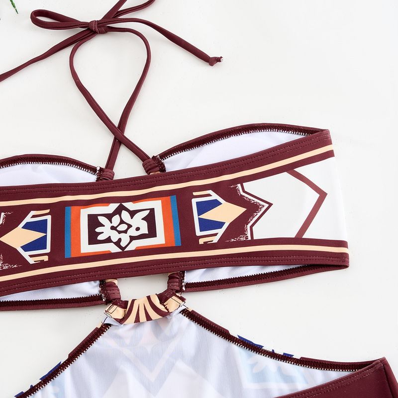 Nouveau maillot de bain deux pièces pour femmes, sexy, taille haute_voghion.com