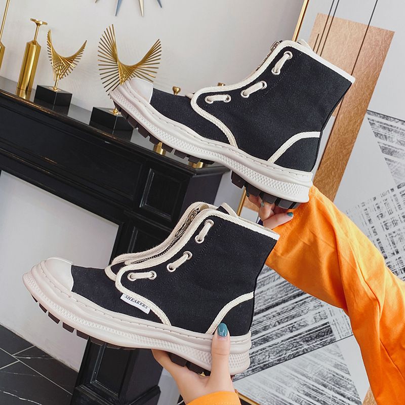 High-top Canvas Shoes 2025 Fall And Winter New Ins Trends_voghion.com