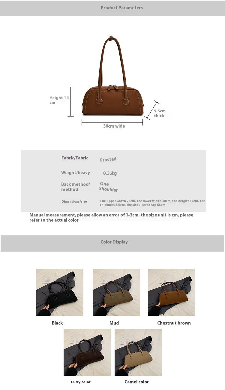 Bolsas de design de nicho para deslocamento com axila fosca com costura de carro grande capacidade ombro 2024 bolsa feminina premium_voghion.com