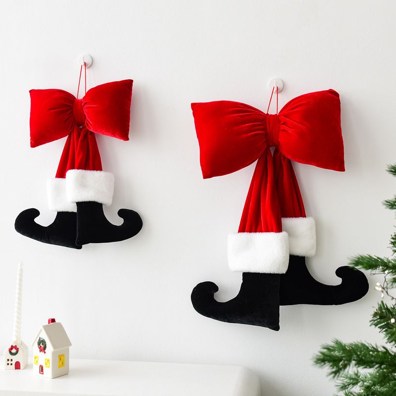 NUCHI With Feet Bow Christmas Tree Decoration, New Style Unique Ornament For Window Display & Holiday Decor_voghion.com