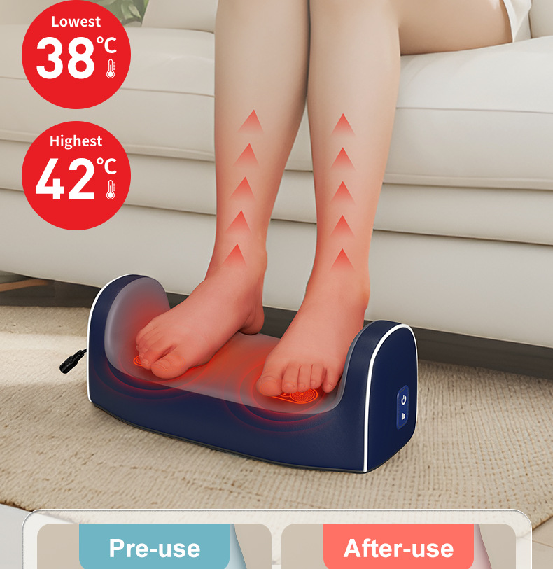 Mini máquina de masaje de pies transfronteriza, calentador de pies, Japón y Corea del Sur, Sudeste Asiático, instrumento multifuncional para masaje de pantorrillas, masajeador de pies._voghion.com