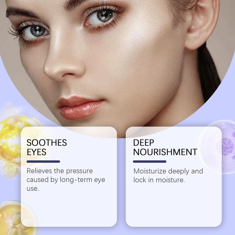 Hoygi Firming Eye Mask Gentle Firming Eye Skin Moisturizing Moisturizing Bright Elastic Soft Care Eye Mask_voghion.com