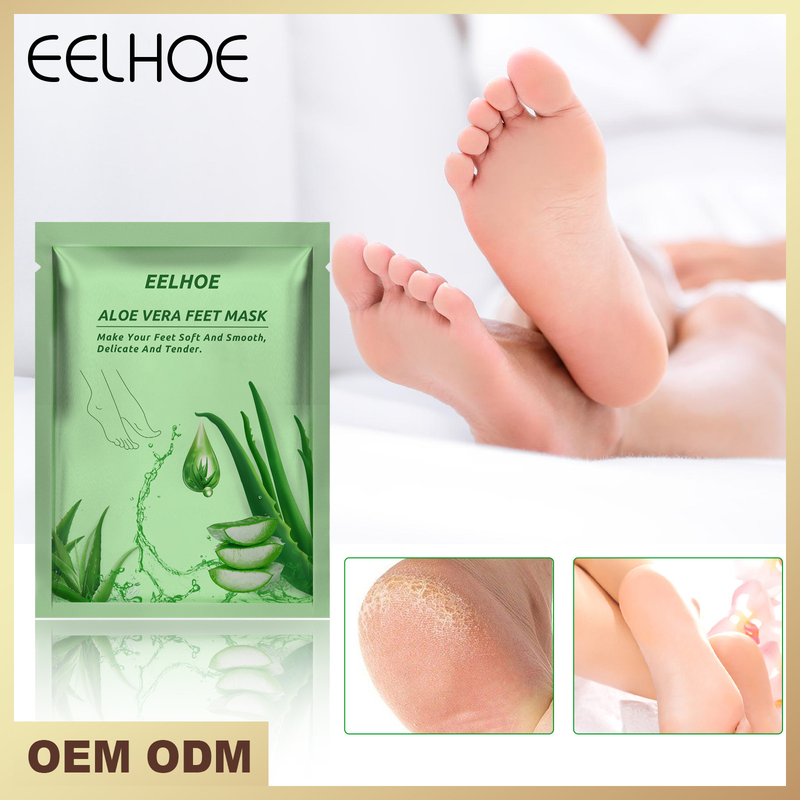 Aloe Fuß Schöne Maske für Entfernen Abgestorbene Haut, Feuchtigkeitsspendende, Feuchtigkeitsspendende, und Feuchtigkeitsspendende Fuß Maske für Prävention_voghion.com