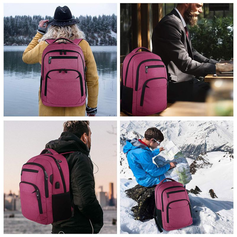 mochila de computador mochila masculina grande capacidade multifuncional viagem notebook bolsa de computador empresarial_voghion.com