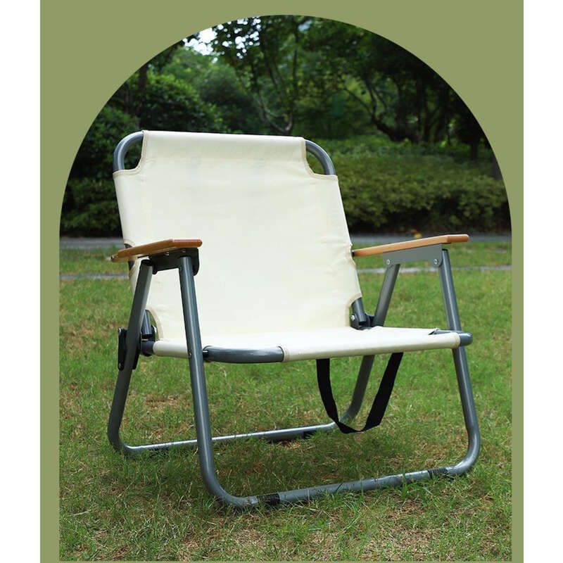 Canapea pliabilă de camping Ronghao poate sta sau culca cu pernă Recliner portabil, multifuncțional, pentru petrecerea timpului liber, pescuit._voghion.com