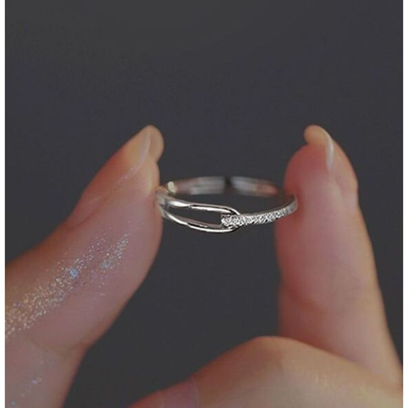 925 Sterling Silver Rupert's Tears Ring For Women, Ins Korean Version, Light Luxury, Simple Niche Design, High-end Feel,_voghion.com