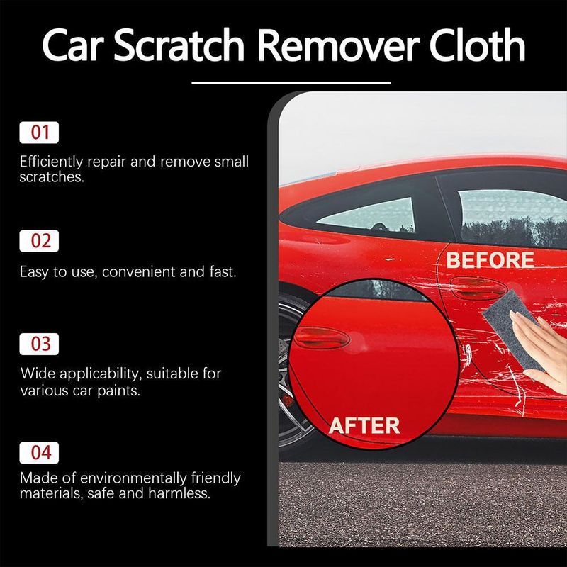 Mașină pentru repararea rapidă a zgârieturilor, cârpă de lustruit Jiebu Car Nano Scratch_voghion.com