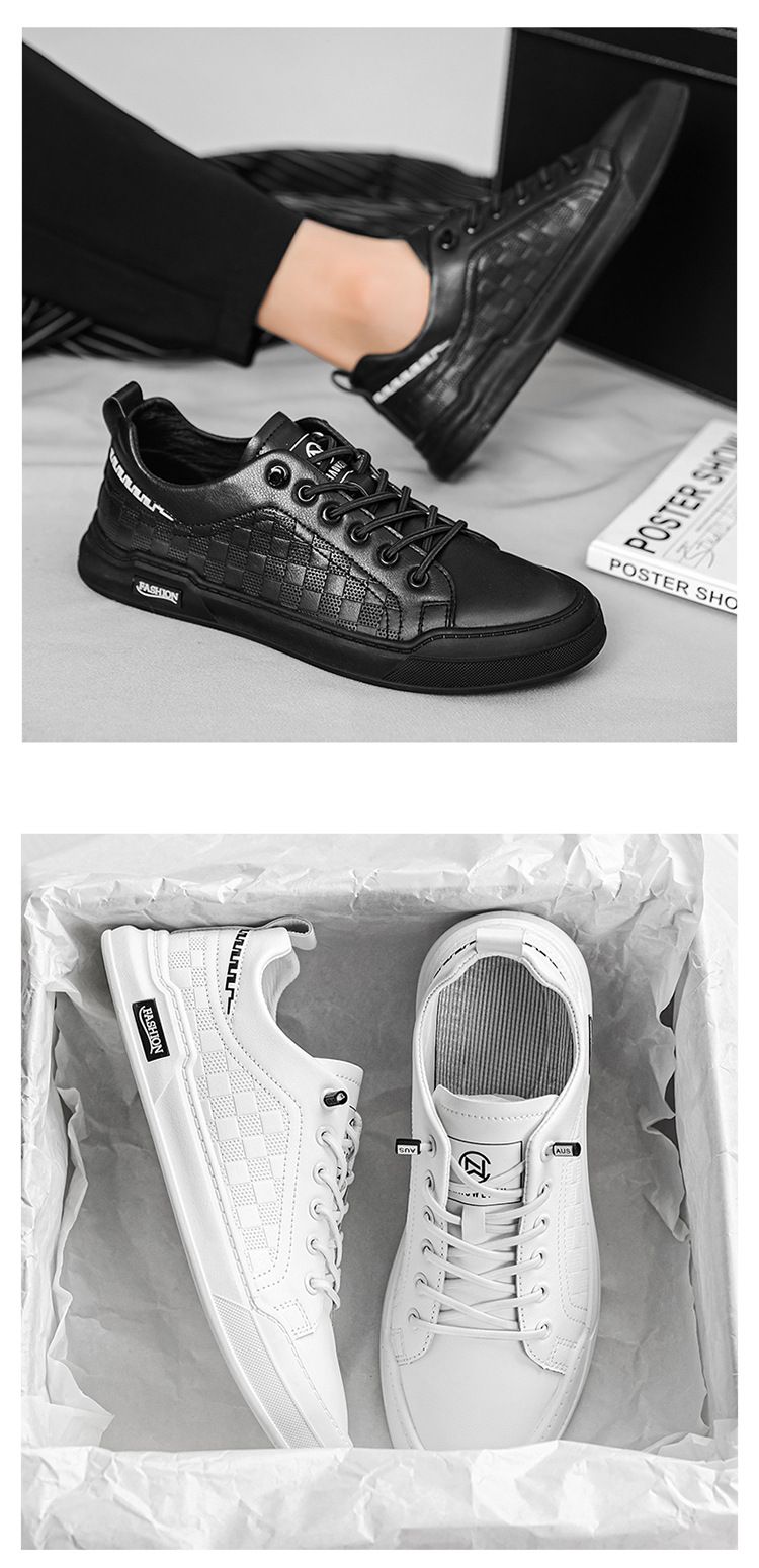 Men's 2024 new summer breathable work board men's wear-resistant and comfortable casual leather black labor protection_voghion.com