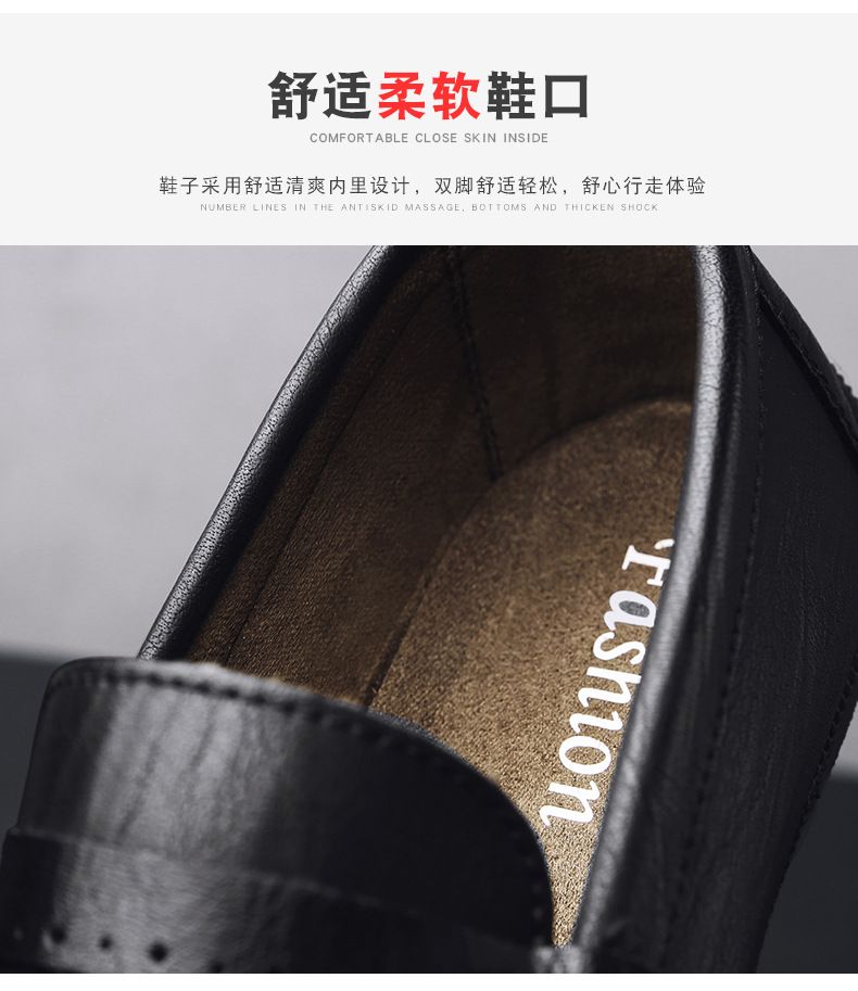 Neue Herrenschuhe im britischen Stil, Brock Vintage, lässige Bean-Schuhe, atmungsaktive, weiche Sohle, rutschfeste Lederschuhe_voghion.com