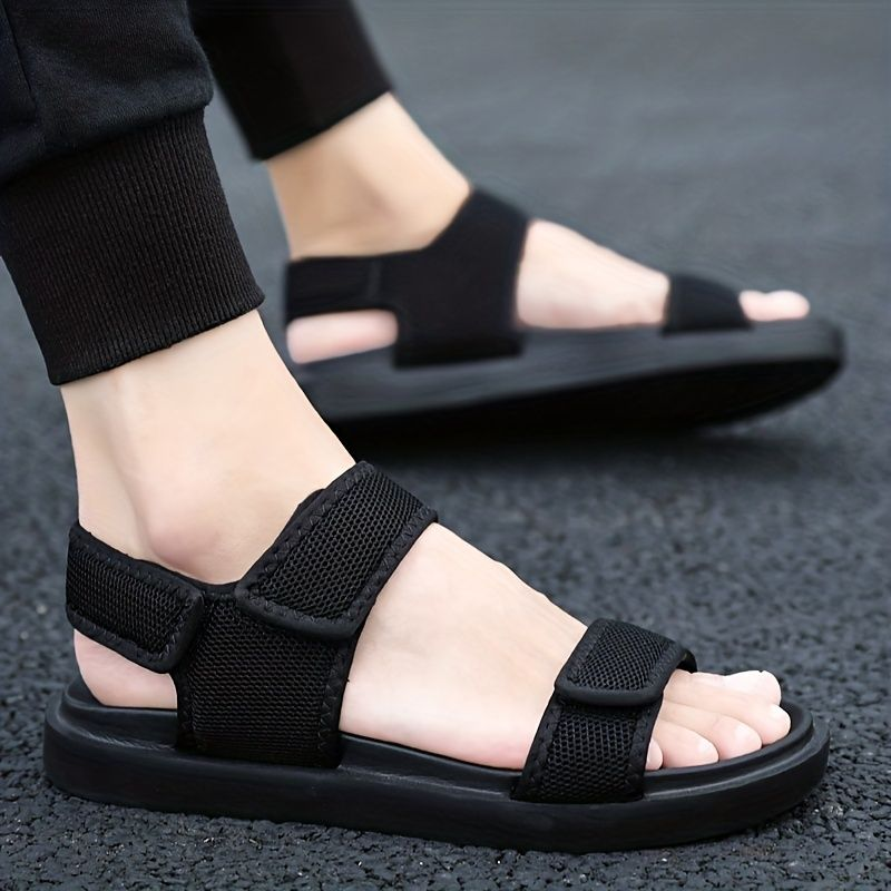 SBIP Men's Open Toe Hook Loop Sals Non-Slip Comfortable Beach Shoes Summer best quality_voghion.com
