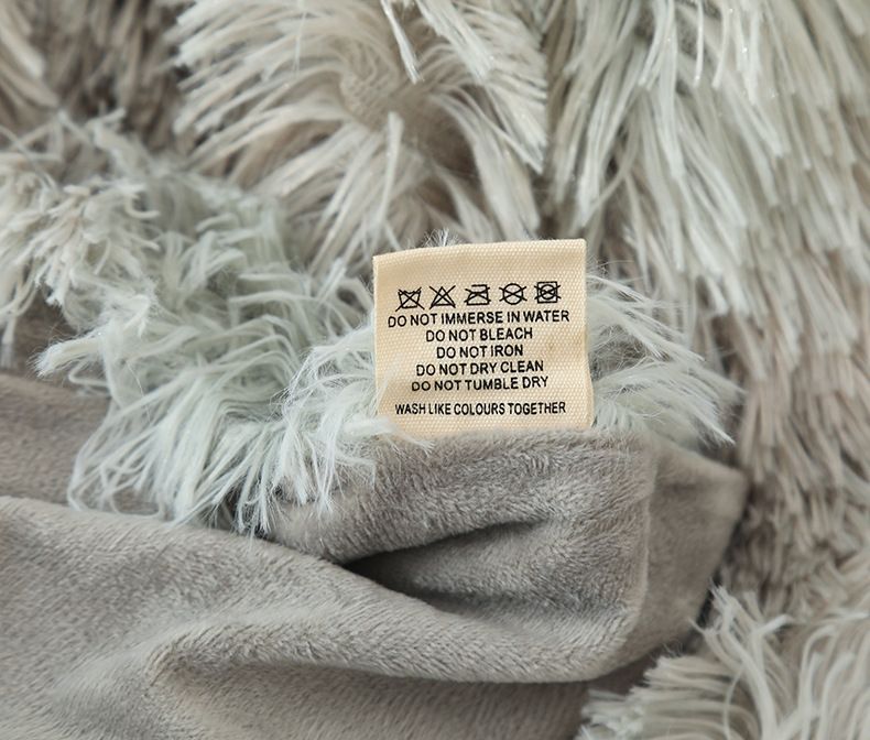 Coperta di peluche per divano, morbida, calda, confortevole, in pelliccia sintetica, per divano e letto, doppia faccia._voghion.com