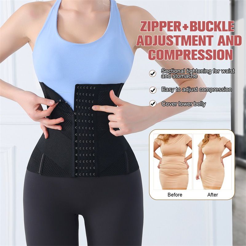 VoleFox Polyester Tummy Wrap For Women Summer Breathable Waist Trainer Slimming Belt For Fitness_voghion.com