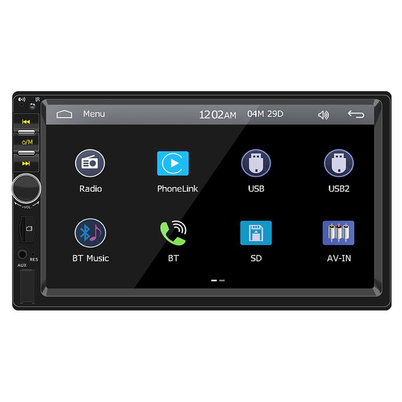 Autoradio 7" avec CarPlay sans fil - Lecteur MP5 à écran tactile HD et Bluetooth_voghion.com