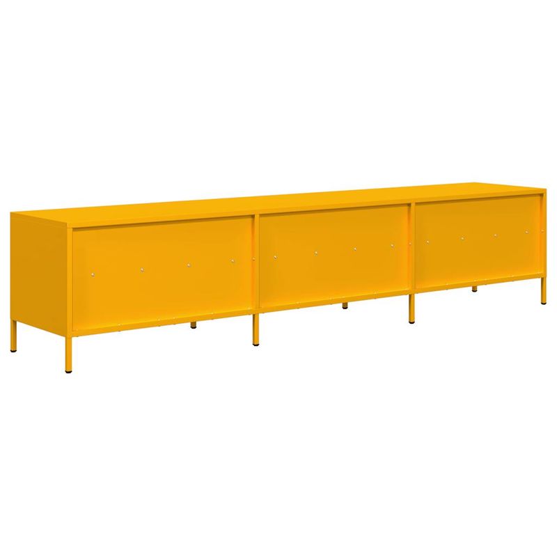 TV-Schrank Senfgelb 202x39x43,5 cm Kaltgewalzer Stahl_voghion.com